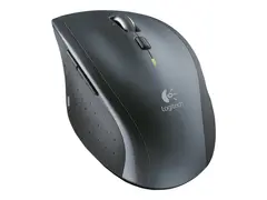 Logitech Marathon M705 - Mus - h&#248;yrehendt laser - tr&#229;dl&#248;s - 2.4 GHz - USB tr&#229;dl&#248;s mottaker