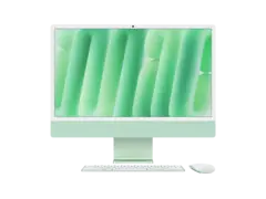 24-inch iMac with Retina 4.5K display: Apple M4 chip with 8-core CPU and 8-core GPU, 16GB, 256GB SSD Green