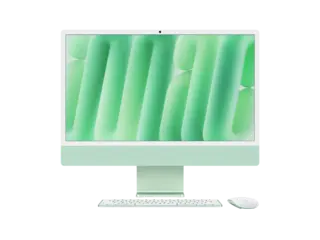 24-inch iMac with Retina 4.5K display: Apple M4 chip with 8-core CPU and 8-core GPU, 16GB, 256GB SSD Green